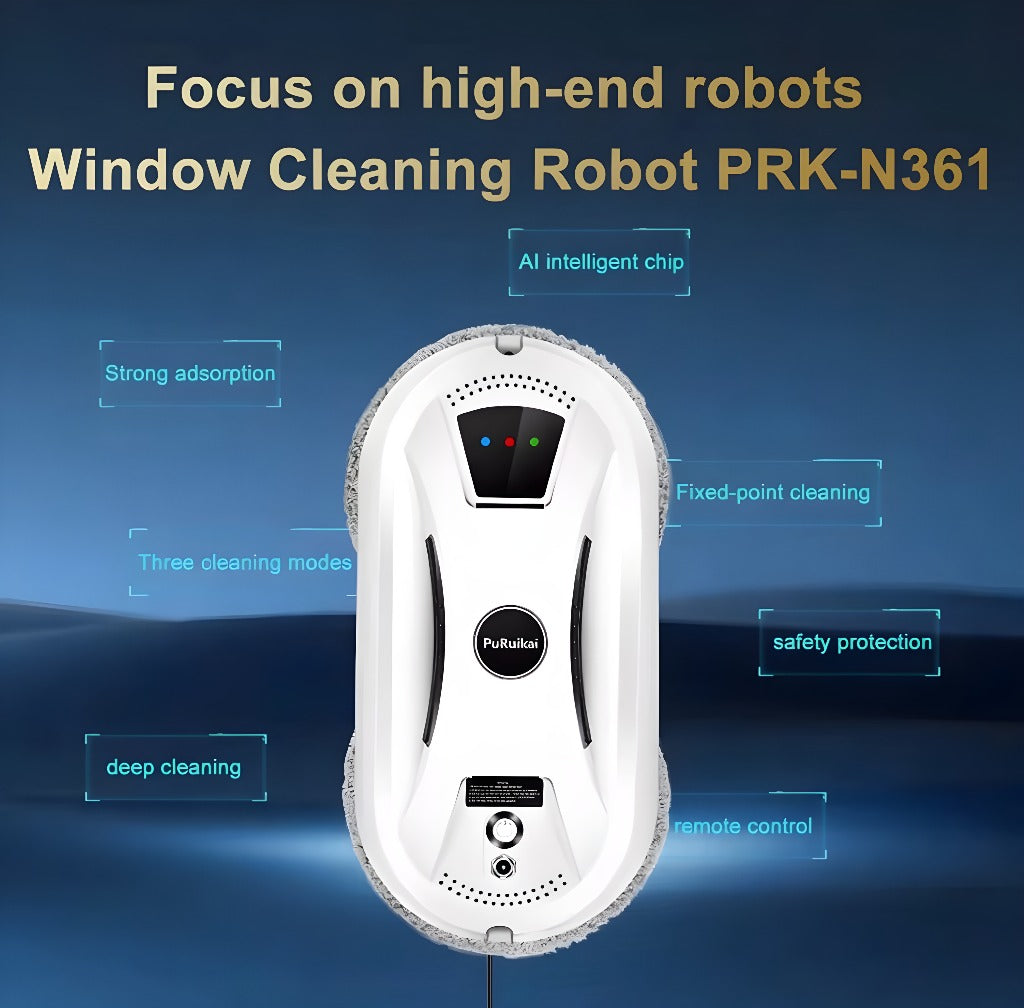 Automatic Window Cleaning Robot - Smart Robotic Glass Vacuum