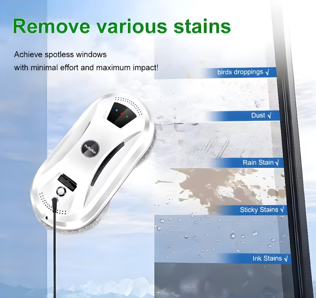 Automatic Window Cleaning Robot - Smart Robotic Glass Vacuum