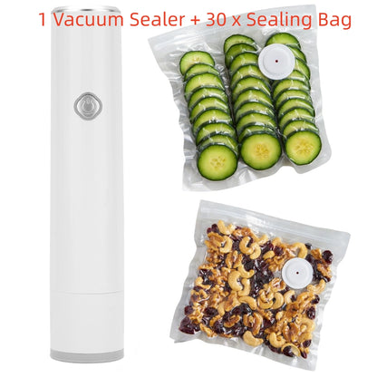 Mini Vacuum Food Saver Sealer Household Small Automatic Air-pumping Device
