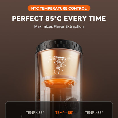 Wireless Heating Portable Coffee Maker Fully Automatic Espresso Capsule Machine