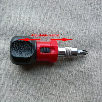 Mini Multifunctional Scraper Screwdriver Set,Reversible Steel Connector With Quick Action And Variety Of Pins, Durable Hand Tool Kit