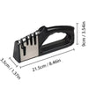 Kitchen 4 Segment Knife Sharpener Multifunctional Portable Non-slip Base Knife Sharpener Household Kitchen Gadgets Accessories